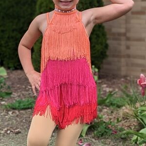 Girls dance costume